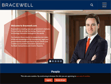 Tablet Screenshot of bracewell.com